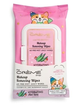 The Crème Shop Hydrating Makeup Removing Wipes - Pink